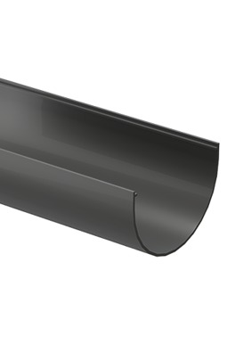 Желоб водосточный 3 м Standard Серый, (RAL 7024)