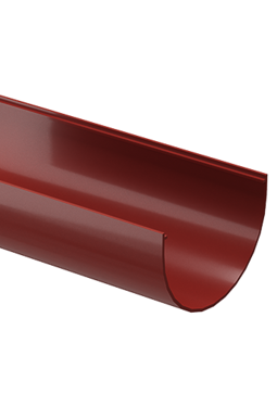 Желоб водосточный 3 м Standard Красный, (RAL 3005)