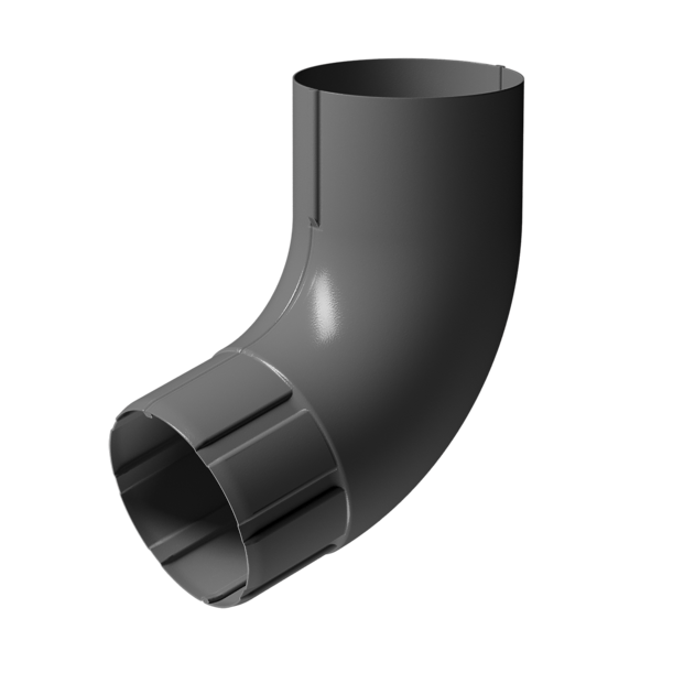 Колено для водосточной трубы 72˚ Stal Premium, графит - 1