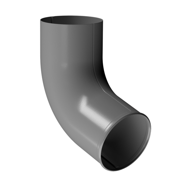 Отвод водосточной трубы Stal Premium, графит - 1