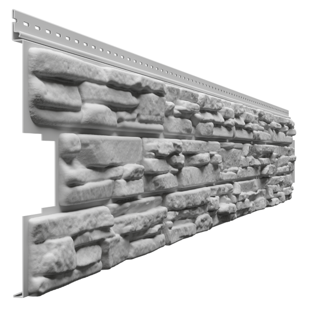 Сайдинг LUX под камень, Rocky, табак - 1